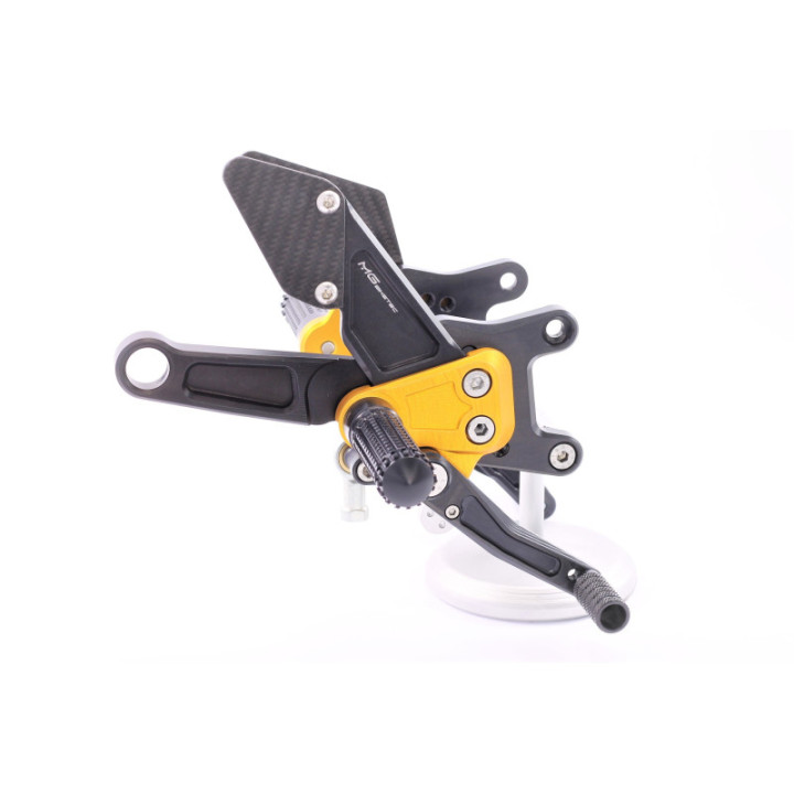 MG Biketec Rearsets Aprilia RSV4 1000 2017-2020