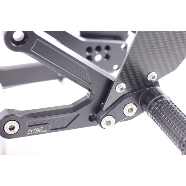 MG Biketec Rearsets Yamaha YZF-R1 1000 2015-2016