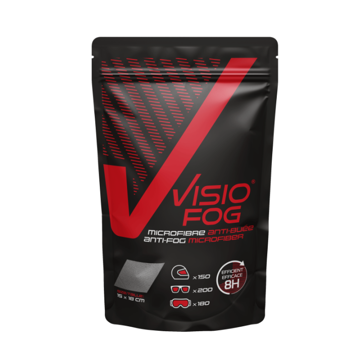 Visiofog antifog microfiber wipe