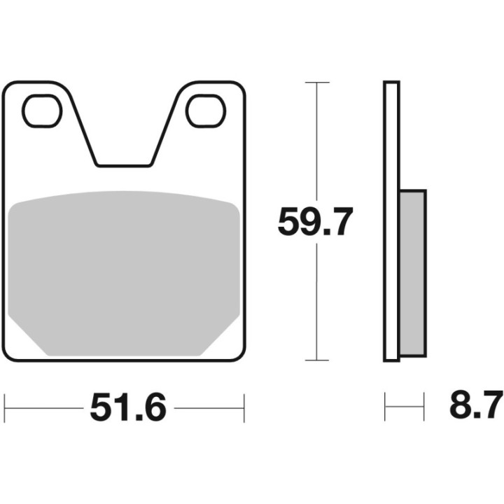 SBS Sinter bremžu uzlikas  733LS