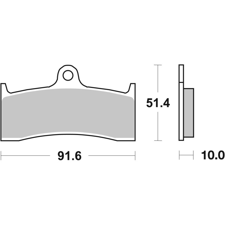 SBS Carbon bremžu uzlikas  729H.CT