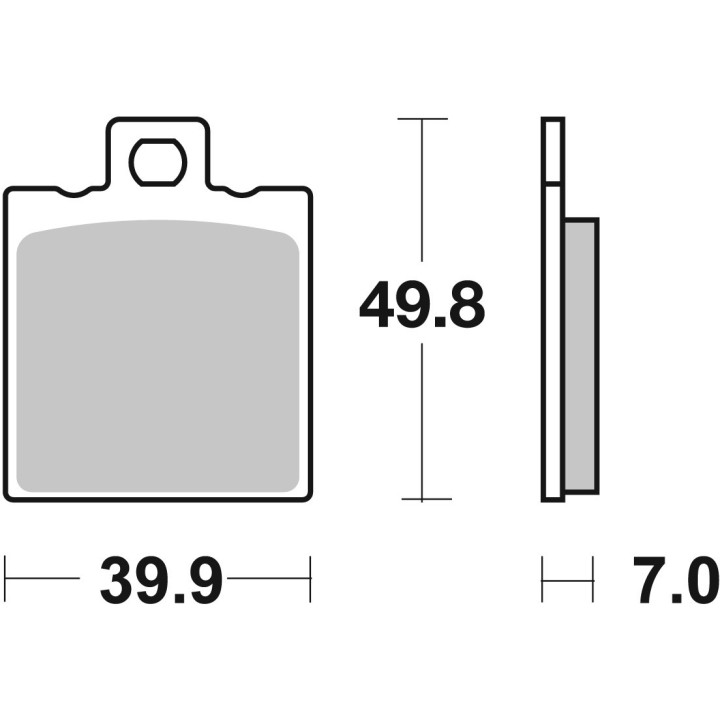 SBS Carbon bremžu uzlikas  737H.CT