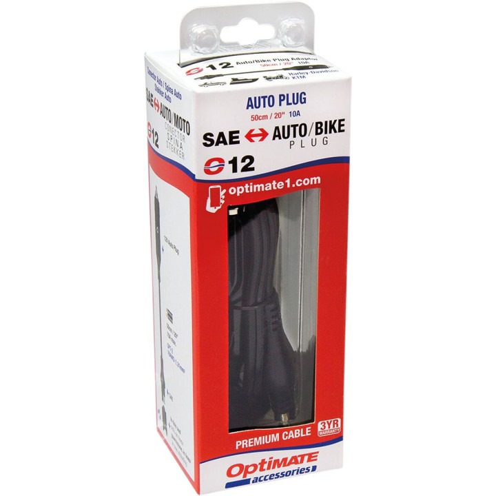 OptiMate SAE Auto-Plug cable 50cm
