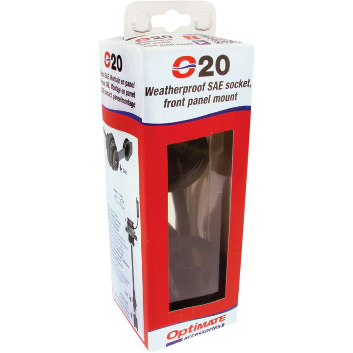 OptiMate Weatherproof SAE power socket 25mm 30cm