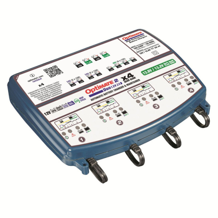 OptiMate 2 DUO Four bank