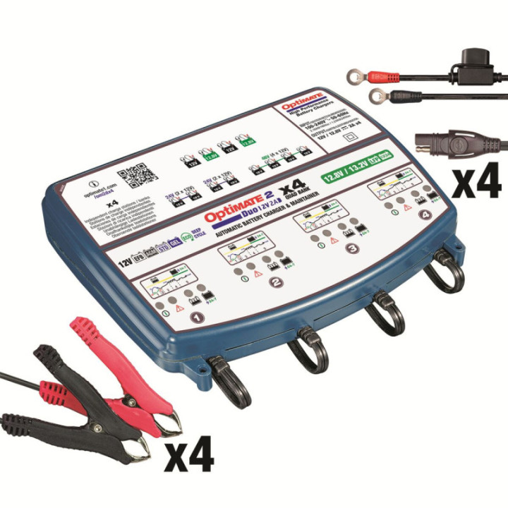 OptiMate 2 DUO Four bank