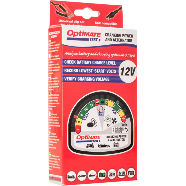 OptiMate Test - Cranking and Alternator