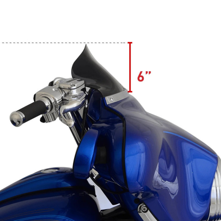 Flare Vējstikls 6.5 Tumši tonēts FLHT, FLHX 1996-2013