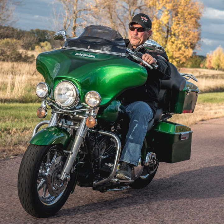 Flare Vējstikls 8.5 Tumši tonēts FLHT, FLHX 1996-2013