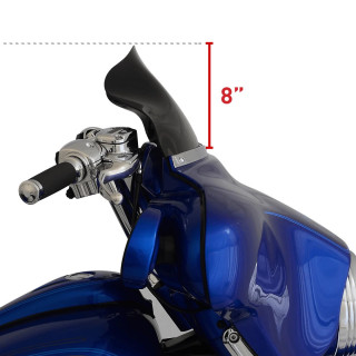 Flare Vējstikls 8.5 Melns FLHT, FLHX 1996-2013