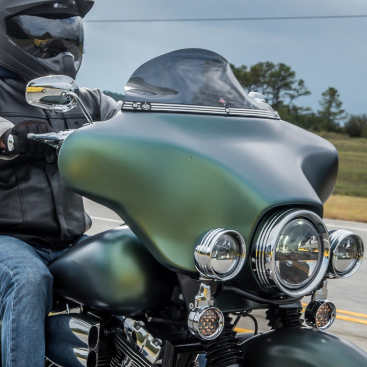 Flare Vējstikls 6.5 Tumši tonēts FLHT, FLHX 1996-2013