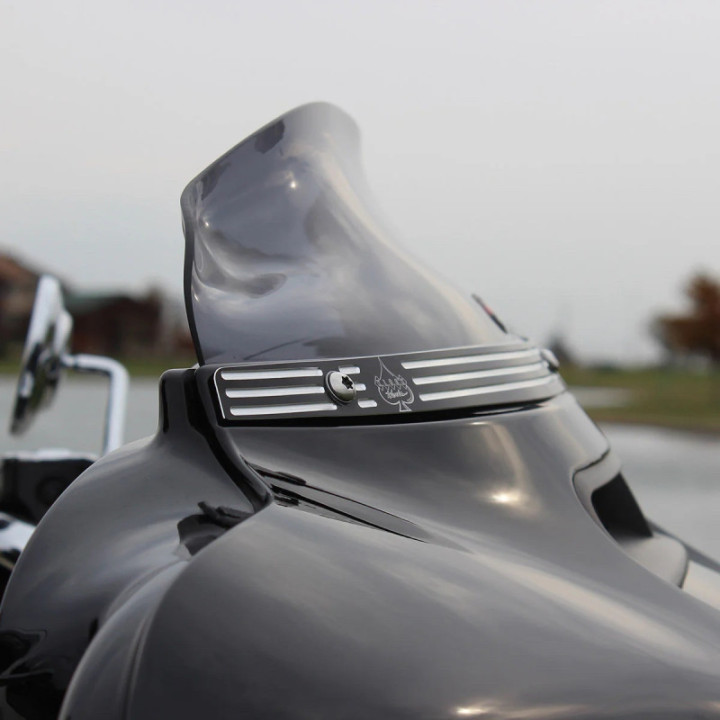 Flare Vējstikls 4 Tumši tonēts FLHT, FLHX 2014-2023