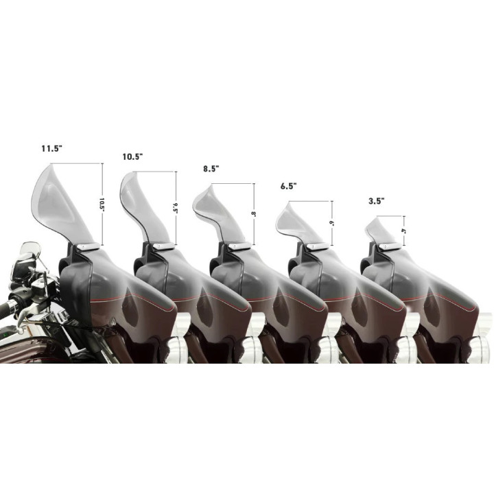 Flare Vējstikls 10.5 Caurspīdīgs FLHT, FLHX 1996-2013