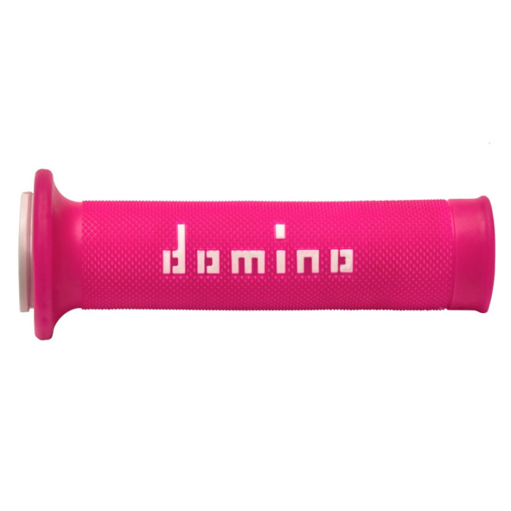 Domino MotoGP Grips (Fuschia/White)