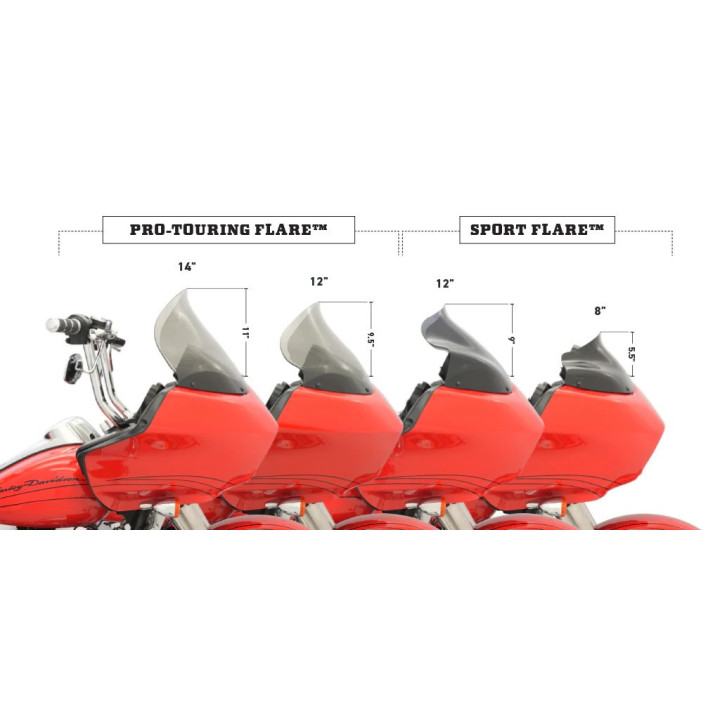 Flare Vējstikls 8 Fluo Dzeltens FLTR 1998-2013