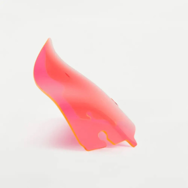 Flare Vējstikls 6.5  Fluo Rozā FLHT, FLHX 2014-2023