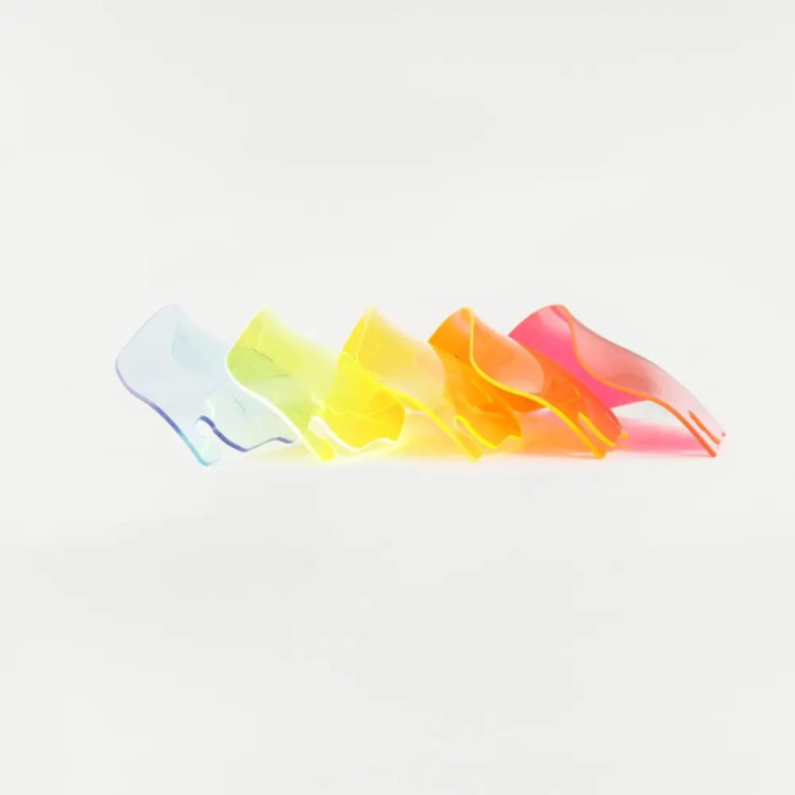 Flare Vējstikls 3.5 Fluo Dzeltens FLHT, FLHX 1996-2013