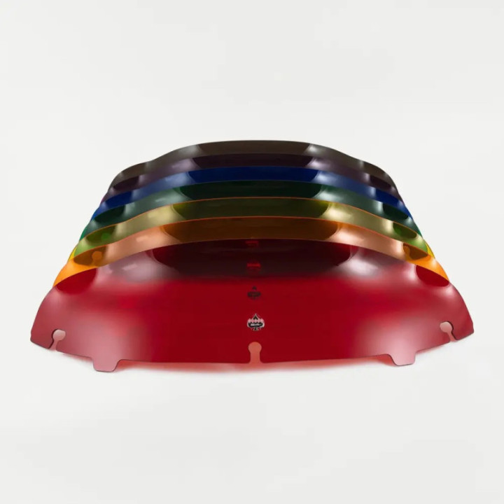 Flare Windshield 4 Red FLHT, FLHX 2014-2023