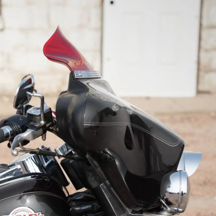 Flare Vējstikls 6.5 Sarkans FLHT, FLHX 1996-2013