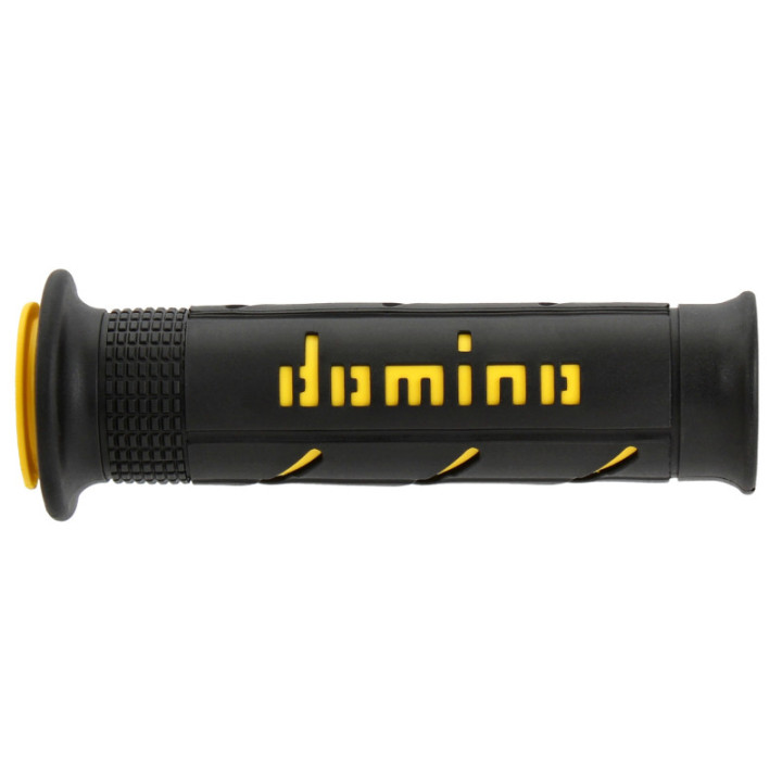Domino Road-Racing stūres rokturi Melni/Dzelteni