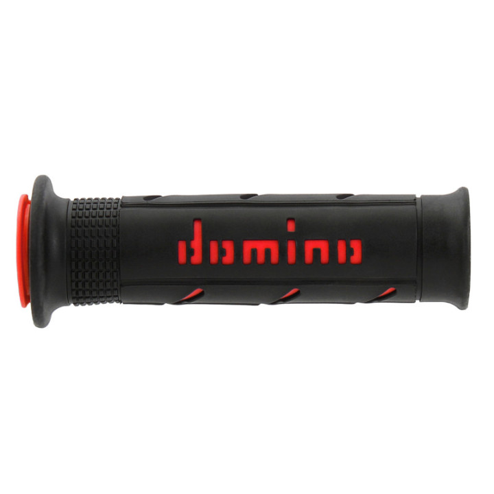 Domino Road-Racing stūres rokturi Melni/Sarkani