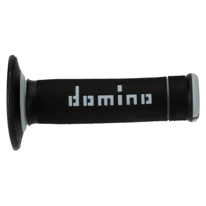 Domino Off-Road stūres rokturi Melni/Pelēki