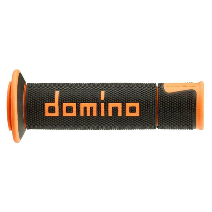 Domino Racing stūres rokturi, krāsa: Oranža/Melna