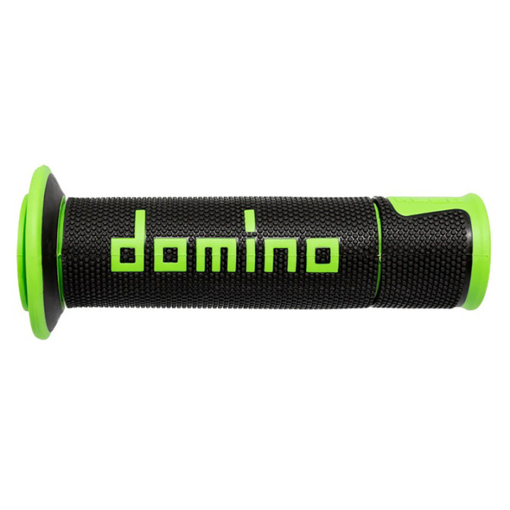 Domino Racing stūres rokturi, krāsa: Melna/Zaļa