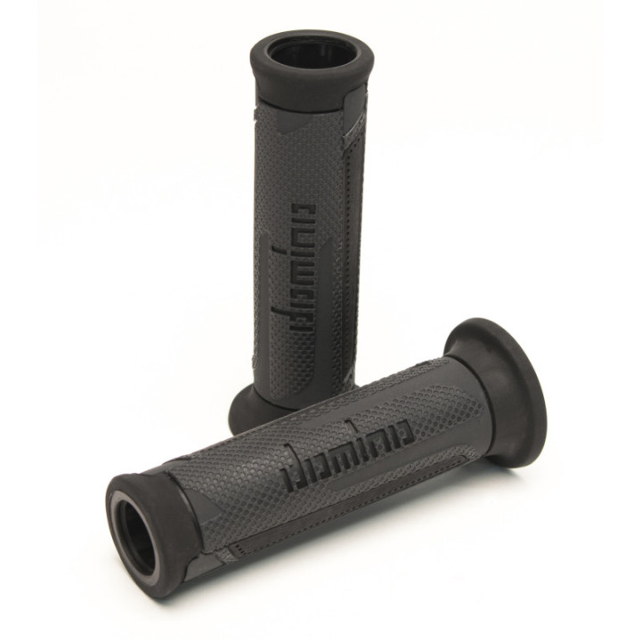 Domino Touring stūres rokturi Antracīta/Melni