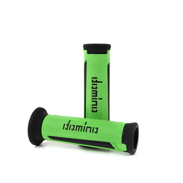 Domino Touring stūres rokturi Zaļi/Melni