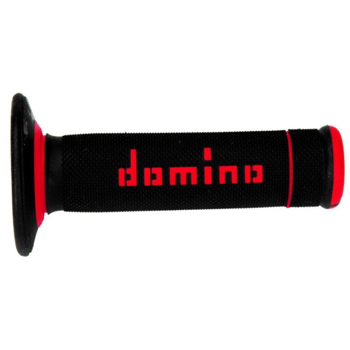 Domino Off-Road stūres rokturi Melni/Sarkani